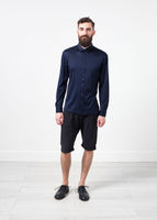 Scotland Button-Up in Navy